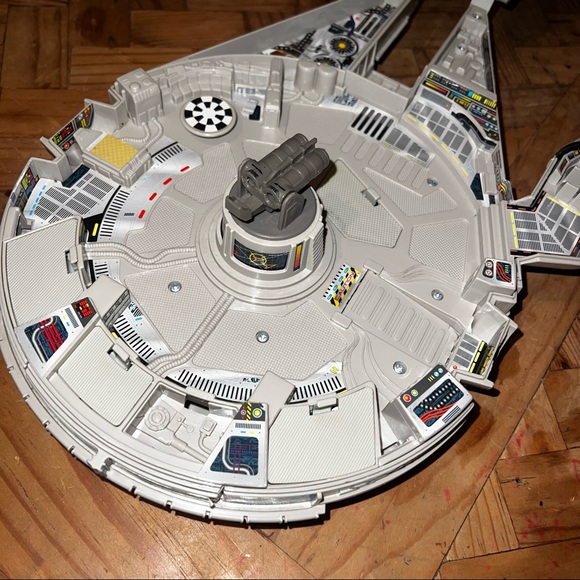 1995 Star Wars Micro Machines Millennium Falcon Playset Vintage - Picture 7 of 9